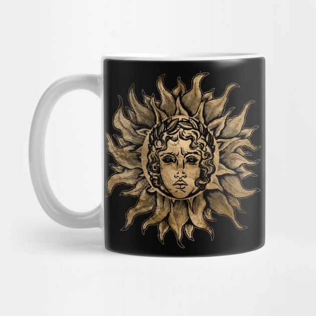 Apollo Sun God Symbol by Nartissima